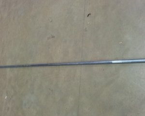 Regulation rod for finishing